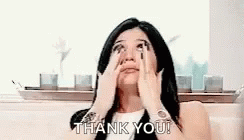 Crying Thank You Kylie Jenner GIF