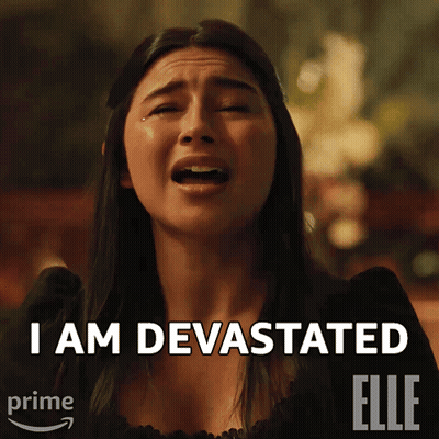 Crying Woman I Am Devastated GIF