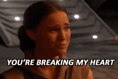 Crying Woman Saying You're Breaking My Heart GIF