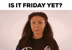 Crying Woman Shake Head Is It Friday Yet GIF