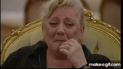 Crying Woman With Hand To Face GIF