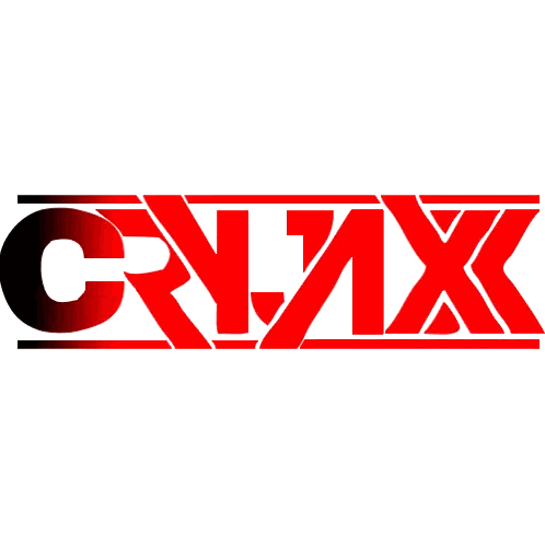 Crylxx Logo In Black And Red Sticker