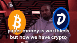  Crypto Paper Money Kanye West  GIF