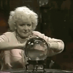 Crystal Ball Betty White Seeing Alf GIF