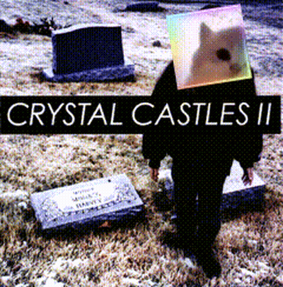 Crystal Castles II Poster Person In Graveyard GIF