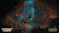Cthulhu Approaching Battle Ready Baseball Player GIF
