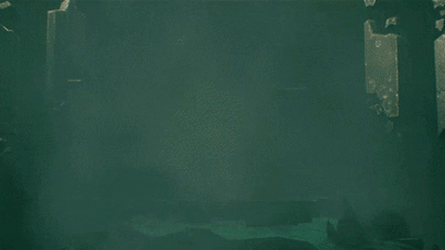Cthulhu Enormous Shadow Lightning Glimpse GIF