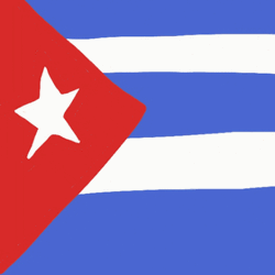 Cuba Flag Cute Sticker