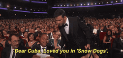 Cuba Gooding Jr Jimmy Kimmel Golden Globes GIF