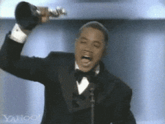 Cuba Gooding Jr Pumped Up Acceptance Speech GIF