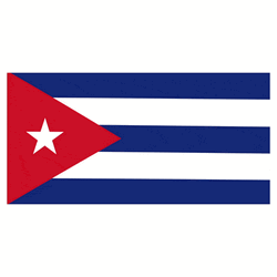 Cuba Latin Flag Sticker