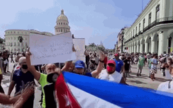 Cuba Street Protests GIF