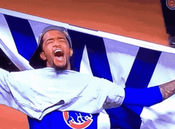 Cubs Player Carl Edwards Jr Celebrate Win GIF