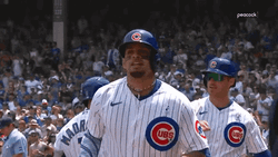 Cubs Player Christopher Morel Claps After Win GIF