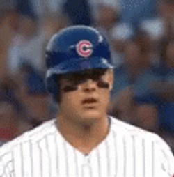 CubsPlaye Anthony Rizzo Angry After Win GIF