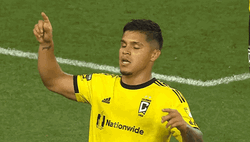Cucho Hernandez Forming Letter C GIF