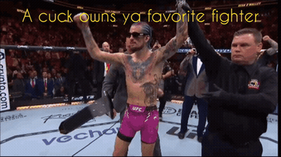 Cuck Owns Ya Favorite Fighter Man GIF