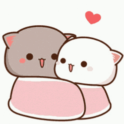 Cuddles Mochi Cats Peach And Goma GIF