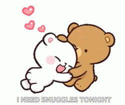 Cuddling Milk And Mocha Bear I Need Snuggles GIF