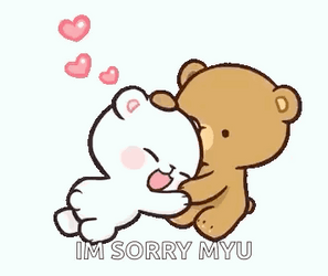 Cuddling Milk And Mocha Bear Love You GIF