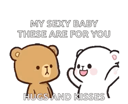Cuddling Milk And Mocha Bear My Sexy Baby GIF