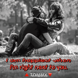 Cuddling With Romantic Love Quote GIF