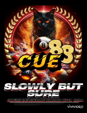 Cue88 Logo With Cat GIF