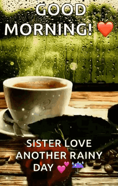 Cup Of Coffee On Saucer GIF