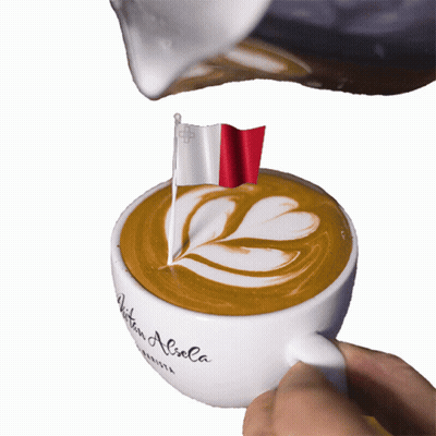Cup Of Coffee Saying Aliola GIF