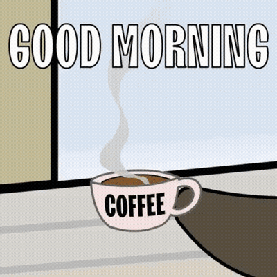 Cup Of Coffee Saying Good Morning GIF