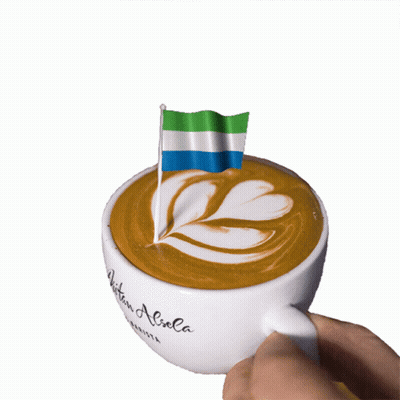 Cup Of Coffee With Flag GIF
