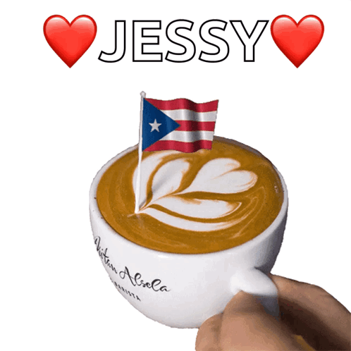 Cup Of Coffee With Flag Jessy GIF