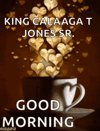 Cup Of Coffee With Hearts Good Morning GIF