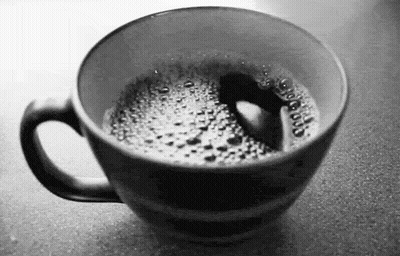 Cup Of Coffee With Spoon GIF