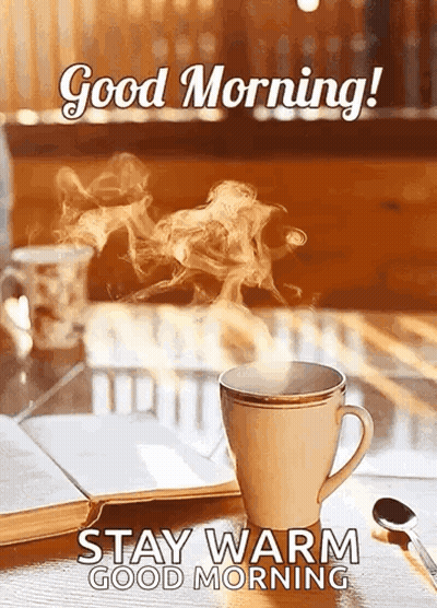 Cup Of Coffee With Steam GIF