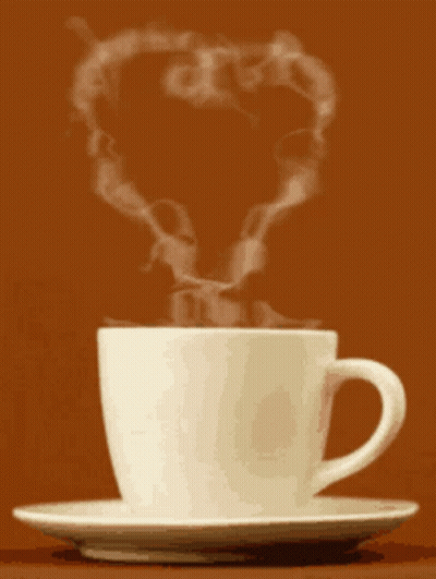 Cup Of Coffee With Steam GIF