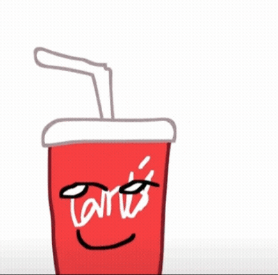 Cup Of Soda With Straw GIF