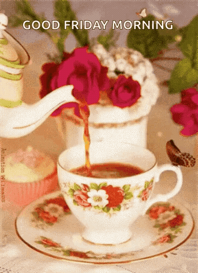 Cup Of Tea With Borkum GIF