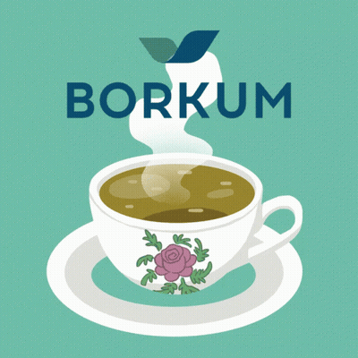 Cup Of Tea With Borkum GIF