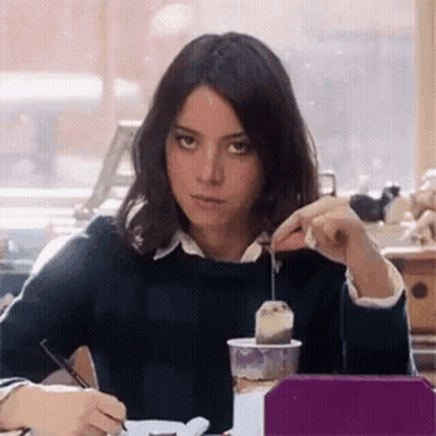 Cup Of Tea With Face And Tea Bag GIF