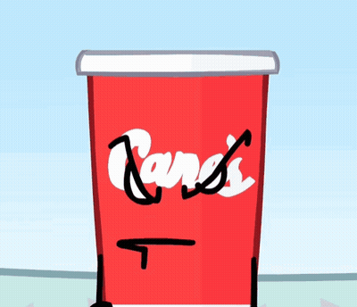 Cup With Face Saying Bye Chat GIF