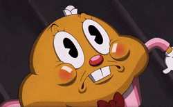 Cupcake Cartoon Is Scared GIF