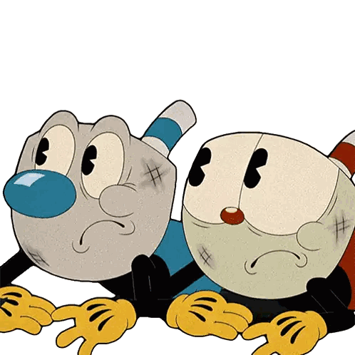 Cuphead And Mr. Pudding Sticker