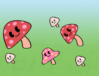 Cuphead Mushroom Dancing GIF