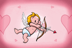 Cupid Arrow To The Heart GIF