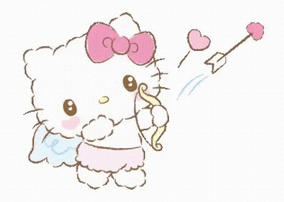 Cupid Holding Bow And Arrow GIF