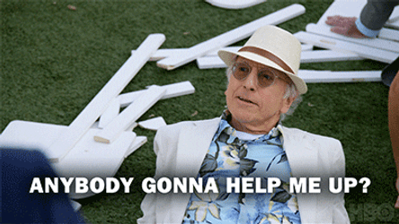 Curb Your Enthusiasm Anybody Gonna Help Me Up GIF