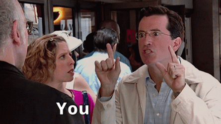 Curb Your Enthusiasm Steven Colbert You Will Fail GIF