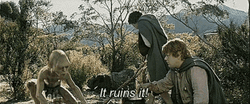 Curious Smeagol It Ruins It  GIF