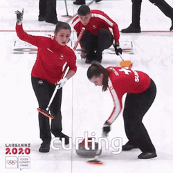 Curling Denmark Team GIF